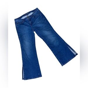 Michael Kors Women’s Medium Blue Split Hem Denim Jeans